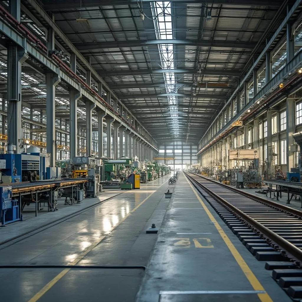 Planta de fabricación ferroviaria